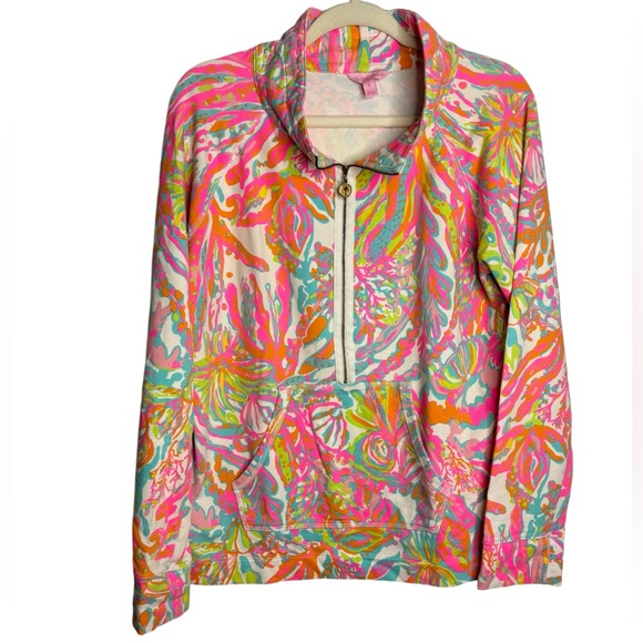 Lilly Pulitzer Tops - Lilly Pulitzer Skipper Popover Jacket Size XL